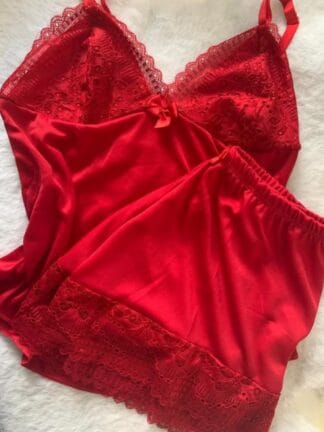 Pijama Baby doll feminino Adulto Conforto Sexy Luxo