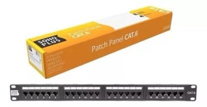 Patch Panel Cat6 T568a/b 24p 24 Portas Furukawa Soho Plus