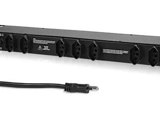 Régua Distribuidor De Energia Rack Santo Angelo Rt8d Com Led