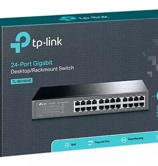 TP-Link TL-SG1024D Switch Gigabit de Mesa ou Rack de 24 Portas 10mbps 100mbps