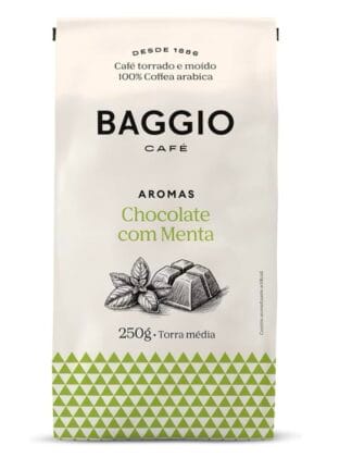 Baggio Café Café Torrado E Moído Aroma De Chocolate Com Menta 250G