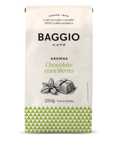 Baggio Café Café Torrado E Moído Aroma De Chocolate Com Menta 250G