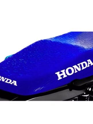 Capa Banco Pop 110i Honda Modelo Original Colmeia 2018 2019 Azul