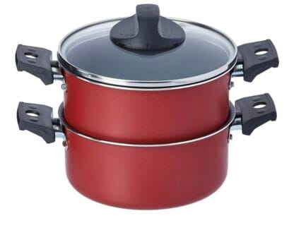 Cozi Vapor com Tampa, Brinox, Especiarias 7102/150, Vermelho Cereja