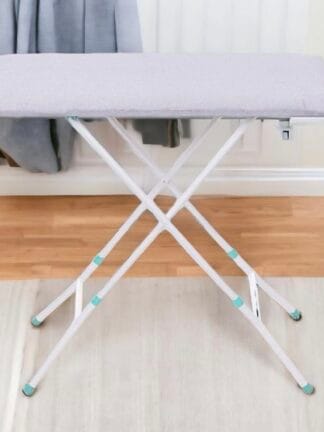 Tabua de Passar Roupa Com Suporte para Ferro Tecido Termico Mesa Passadeira