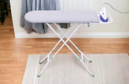 Tabua de Passar Roupa Com Suporte para Ferro Tecido Termico Mesa Passadeira