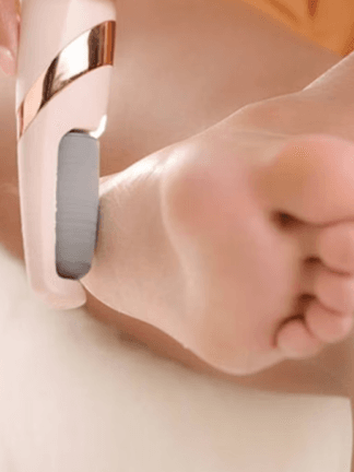 Lixador de Pé Elétrico - Esfoliador Tira Calos Pedicure Portátil Marisa Lixa Elimina Calo Portátil Usb Pilha