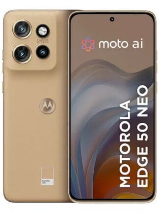 Smartphone Motorola Edge 50 Neo 5G - 256GB 16GB (8GB RAM+8GB Ram Boost) 50MP Sony Camera Moto AI Ultrarresistencia militar - Latte Vegan Leather