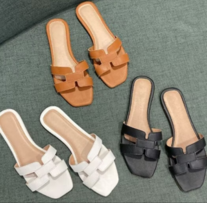 Sandalia Feminina Rasteira Moda luxo Rasteirinha Feminina Super Macia Leve Confortável Lançamento