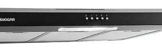 Depurador E Exaustor De Ar Slim 80 Cm Preto Suggar 127V DPS181PT 3 Velocidades