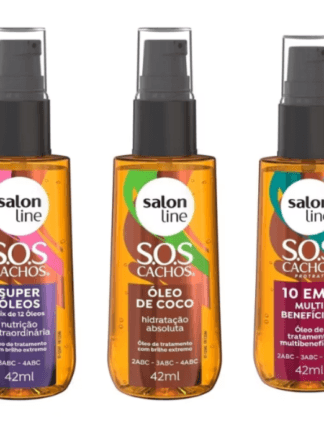 Kit com 3 Óleos de Tratamento Coco, Super Óleos e Multibenefícios