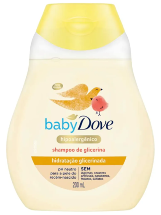 Baby Dove Shampoo Hidratação Glicerinada 200 ML