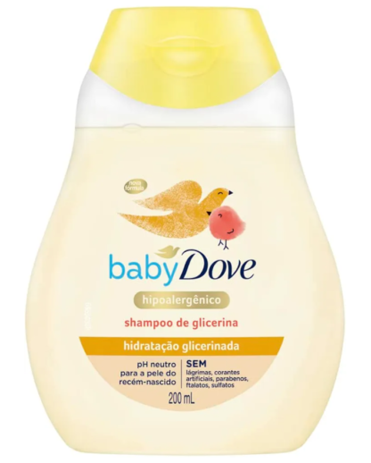 Baby Dove Shampoo Hidratação Glicerinada 200 ML