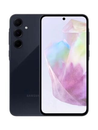 Smartphone Samsung Galaxy A35 5G Azul Escuro 128GB, 6GB de RAM, Câmera Tripla Traseira de até 50MP, Selfie de 13MP e Tela Super AMOLED de 6,6”