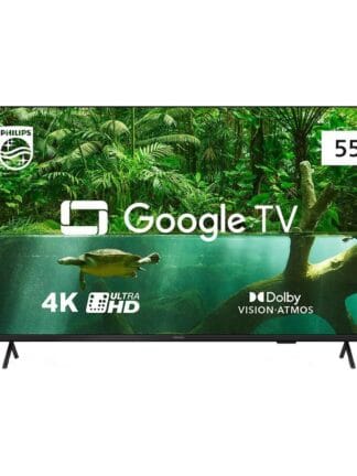 Smart TV LED 55" Ultra HD 4K Philips 55PUG7408/78 com Google TV, Comando de Voz, Wi-Fi, USB, Dolby Vision/Atmos, VRR/ALLM e Bluetooth