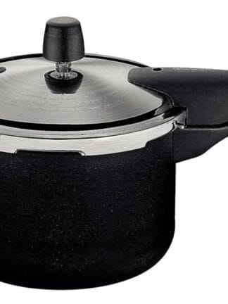 Panela de Pressão Tramontina Vancouver Effect em Alumínio com Revestimento Interno e Externo em Antiaderente Starflon Max Preto 20 cm 4,5 L