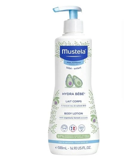 Mustela Bebê Hydra Bebê e Criança 500Ml - Hidratante Corporal e Rosto Infantil