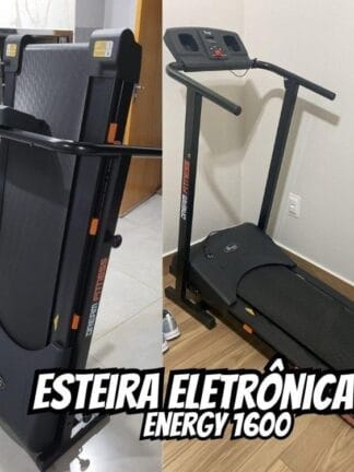 Esteira Eletronica Energy 1600 - Dream Fitness, PRETA