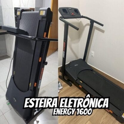 Esteira Eletronica Energy 1600 - Dream Fitness, PRETA