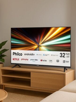 Smart TV Philco 32” Led Dolby Áudio Prata PTV32M9GACGB – 127 Volts