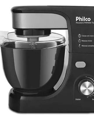 Batedeira Planetária Php500p Turbo 700w Philco 127v Preto