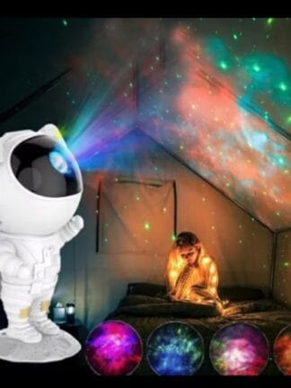 projetor luminária astronauta