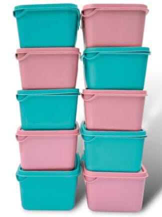 kit de Potes10 unidades ideal para armazenar alimentos e bolachas