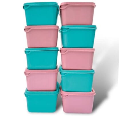 kit de Potes10 unidades ideal para armazenar alimentos e bolachas