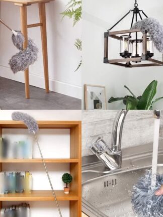 Espanador 280 Centímetros Ajustável Telescópica Dobra Duster Escova De Limpeza De Poeira