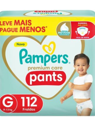 Pampers Fralda Pants Premium Care Fralda Noturna 112 Unidades