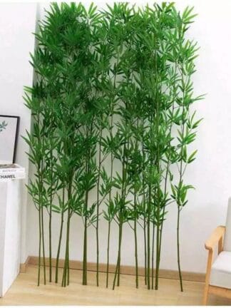 6 Galho Planta Artificial Galho Haste de Bambu Unidade 1.05m Toque Real