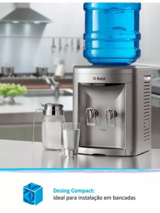 Bebedouro de água IBBL Compact 20L prateado 127V