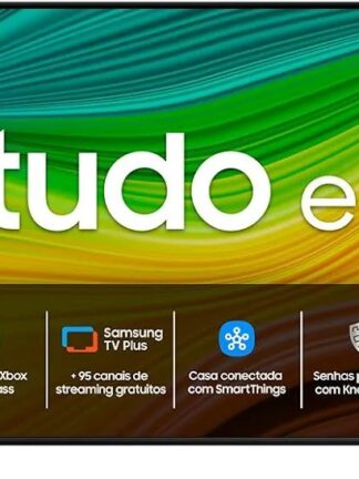 Samsung Smart TV 50" QLED 4K 50Q60D - Tecnologia de Pontos Quânticos, Design AirSlim