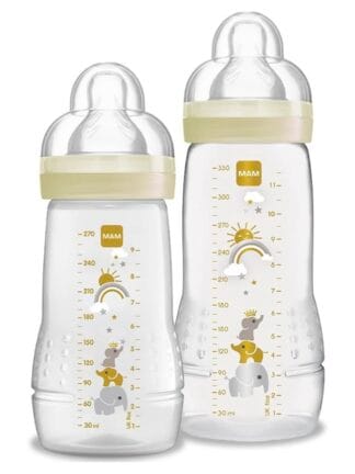 MAMadeira MAM - Easy Active Set - Mamadeiras de 270ml e 330ml - Neutra