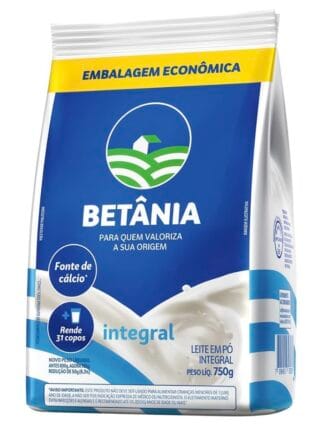 Betânia Leite Em Pó Integral 750G
