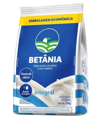 Betânia Leite Em Pó Integral 750G