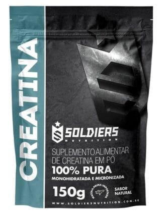 Creatina Monohidratada 150g - 100% Pura Importada - Soldiers Nutrition