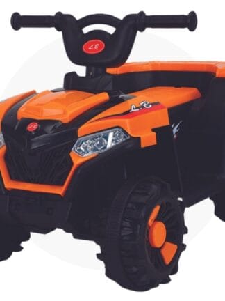 Mini Quadriciclo elétrico infantil bateria 6v luz e música cor laranja voltagem do carregador 110v/220v BrinqKids
