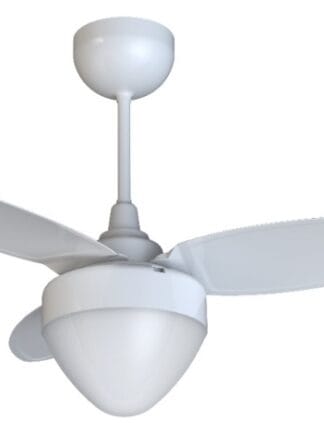 Ventilador Teto Aires Branco 3 Pás Controle Remoto Luminária Silencioso Inverter Bivolt Ventiso