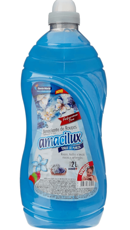 Amaciante Amacilux toque de pureza, Santa Maria, 2L (Embalagem pode variar)