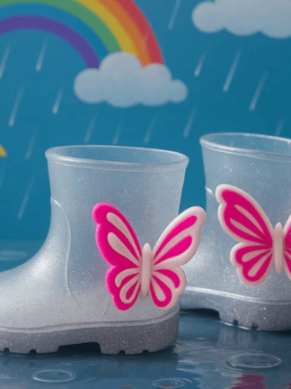 Galocha Infantil Menina Criança Bota de Chuva Leve Shoe Center