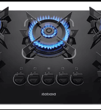 Cooktop 5 bocas tripla chama superautomático preto Itatiaia