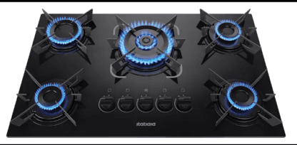Cooktop 5 bocas tripla chama superautomático preto Itatiaia