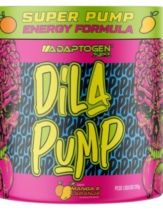 Dila Pump 318g Pré Treino Sem Cafeína Sabor Manga e Laranja - Adaptogen Science