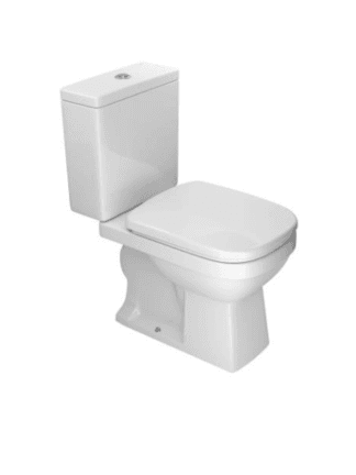 Kit Bacia Sanitária e Caixa Acoplada 3/6 Litros Quadra com Acessórios Branca - Deca