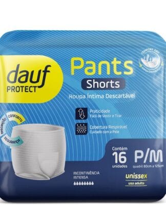 Roupa Íntima dauf Pants Tamanho P/M Com 16 unidades