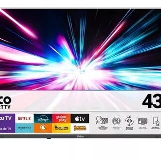 Smart Tv 43 Philco Led Roku Tv Dolby Audio Ptv43va4regb