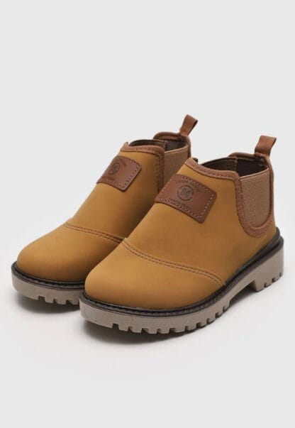 Bota infantil Molekinho caramelo