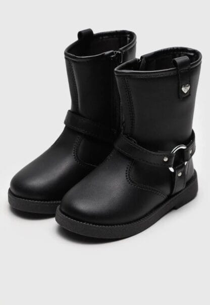 bota infantil molekinha preta