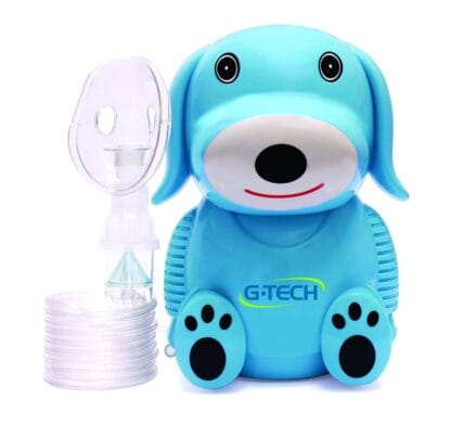G-Tech Inalador Nebulizador Nebdog Azul Bivolt